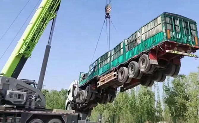 道县道路脱困救援案例